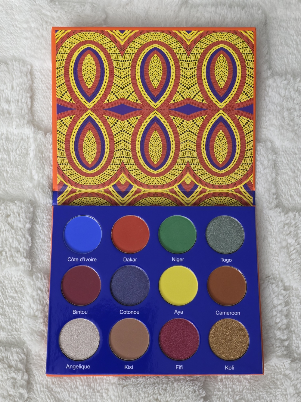 JUVIA'S PLACE AFRIQUE PRESSED POWDER EYESHADOW PALETTE NWOB